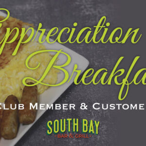 Club Member and Customer Appreciation Breakfast